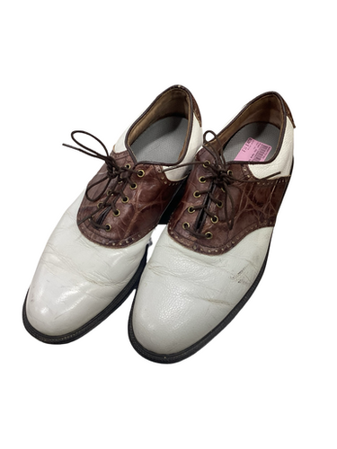 Used Foot Joy Mens Golf Shoes White Senior 11.5 11613-s000173182