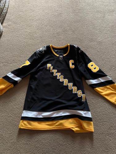 Black Home Sidney Crosby C Size 54 Men's Authentic Adidas Jersey (Used)
