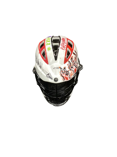Used Cascade Cs Lacrosse Helmet White S M 11613-s000175866