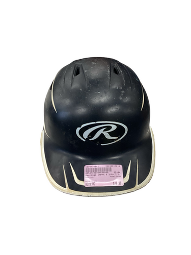 Used Rawlings Impax Batting Helmet No Mask Black Md 11613-s000178841