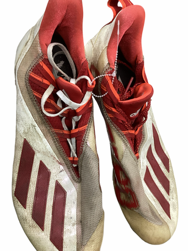 Used Adidas Adizero Adult Fb Cleats White Senior 12 11613-s000182910