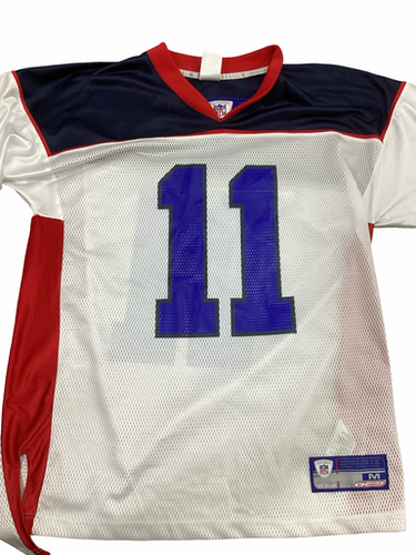 Used Reebok Drew Bledsoe Bills Jersey Fb Top Adult White Md 11613-s000182964