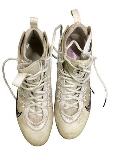 Used Nike Lax Cleats Mens White Senior 10.5 11613-s000175784