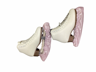 Used Riedell 121 Womensfigure Skate White Senior 6.5 11613-s000183175