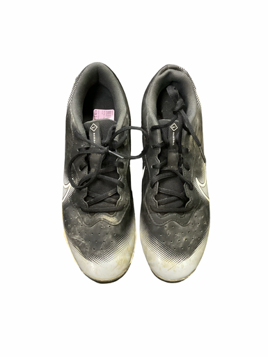 Used Nike Diamond Baseball Bb Sb Cleats Black Senior 9.5 11613