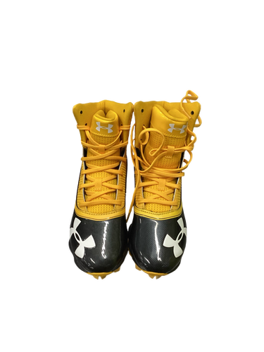 Used Under Armour Highlight Rm Jr Jr Fb Cleats Yellow Junior 04 11613-s000151159