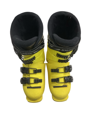 Used Salomon Sport Team Mens Dh Ski Boot Yellow 235 Mp - J05.5 - W06.5 11613-s000174899