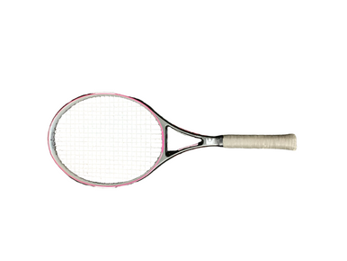 Used Fusion Ellipse Sport Adult Tennis Racquet Pink 4 3 8" 11613-s000181369