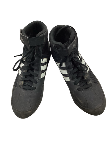 Used Adidas Wrestling Shoes Black Senior 5 11613-s000177616