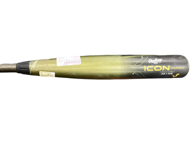 Used Rawlings Icon Carbon Bb Sb High School -3 Bat 34" 11613-s000177673