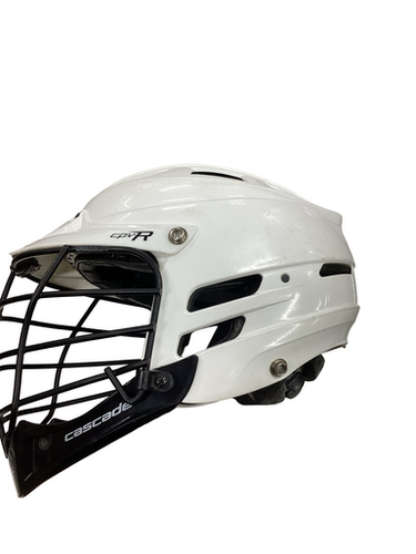 Used Cascade Cpr-v Lacrosse Helmet White Sm 11613-s000179445