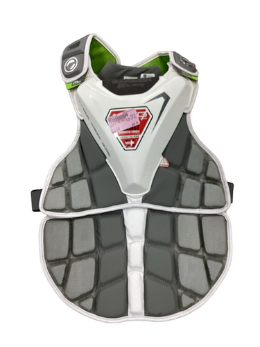 Used Maverik Max Ekg Lax Goalie Chest M White S M 11613-s000182100