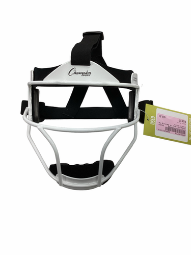Used Champion Sports Batting Helmet Mask White One Size 11613-s000182773
