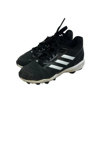Used Adidas Icon Youth 13 Bb Sb Cleats Black 11692-s000151927
