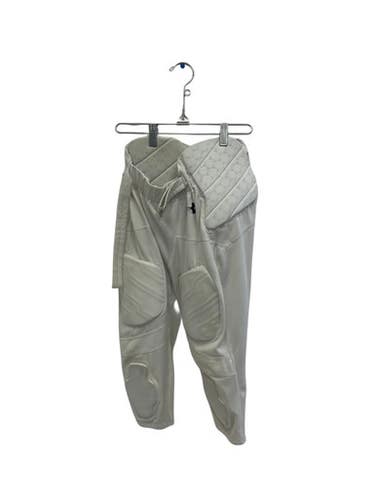 Used Under Armour Youth Xl Integrated Fb Pants White 11692-s000151935