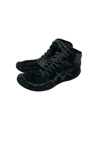 Used Asics Snapdown Jr 1.5 Wrestling Shoes Black 11692-s000152040