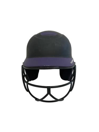 Used Boombah Bbh2 Jr Osfm Batting Helmet W Mask Black And Purple 11692-s000152141