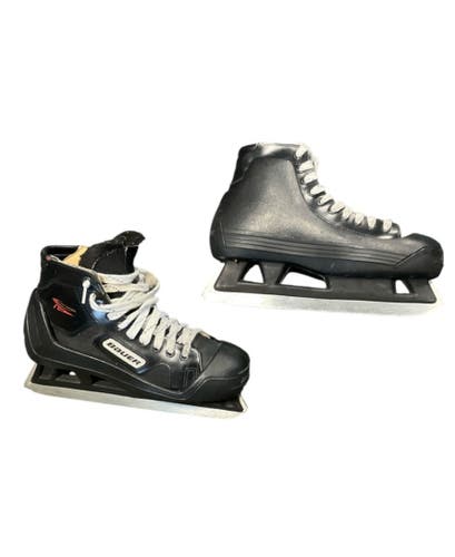 Black Bauer Reactor Hockey Skates Regular Width Size 6.5 (Used)