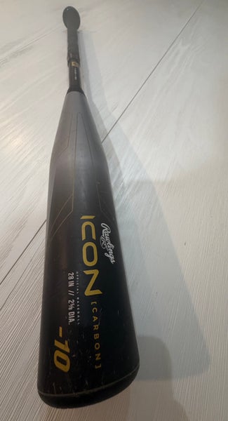 2023 Rawlings Icon Composite USABat Certified Bat (-10) 18 oz 28" (Used)