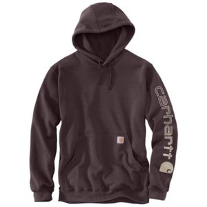 Carhartt Iconic K288 Hoodie Men's Small Brown Fleece Loose Fit Midweight JAX1597