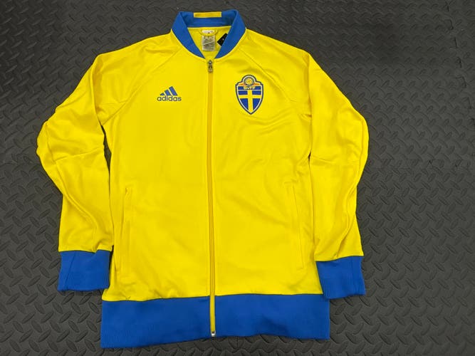 Adidas Sweden National Soccer Team Anthem Jacket