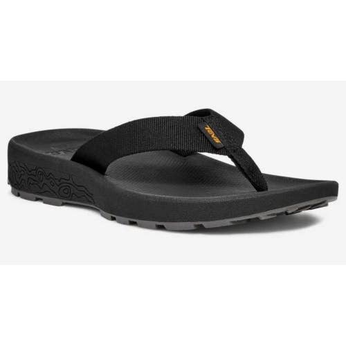 Teva Hydratrek Sandal Women's 11 Black Water-Friendly Toe Post Flip Flop RHS8691
