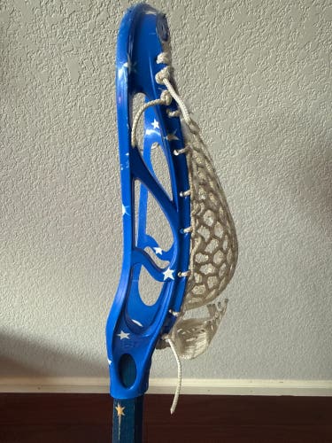 Warrior RazorX lacrosse stick custom painted by Fantum lacrosse USA colorway