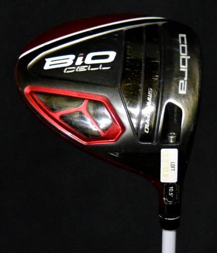 COBRA BIO CELL DRIVER FLEX: LOFT:10.5 STIFF LENGTH:45.5 IN RIGHT HANDED NEW GRIP