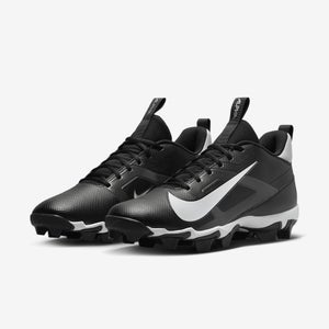 Nike Alpha Menace 4 Shark FN0028-001 Men 9.5 Black White Football Cleats NIN1397