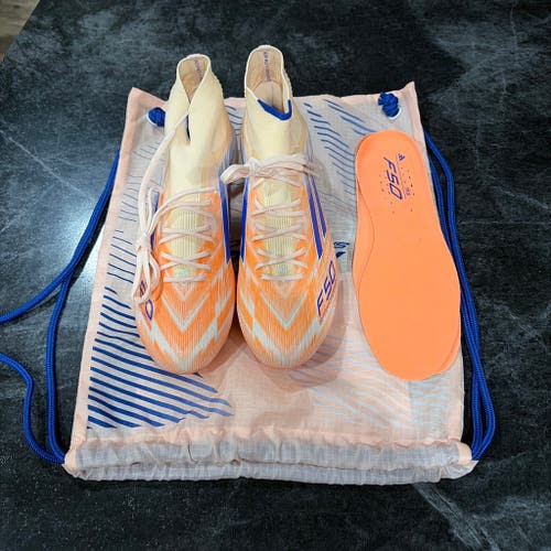 Orange Men's Size M 7.5 (W 8.5) Adidas F50 Elite Cleats (New)