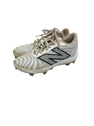 Used New Balance 4040 Mens 8.5 Baseball Cleats White 11692-s000152085