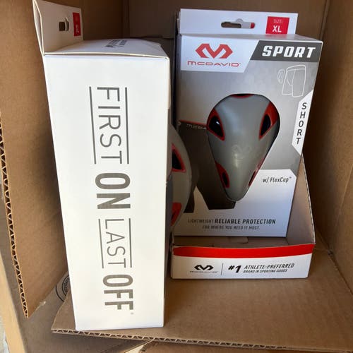 McDavid Compression Shorts w/ Cup, Black, Adult XL