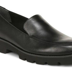 Vionic Kensley 13696562 Flat Women's US 7.5 Black Slip On Loafers Shoes KHD1873