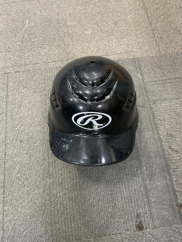 Used Rawlings Batting Helmet Batting Helmet No Mask Black Md 11614-s000238254