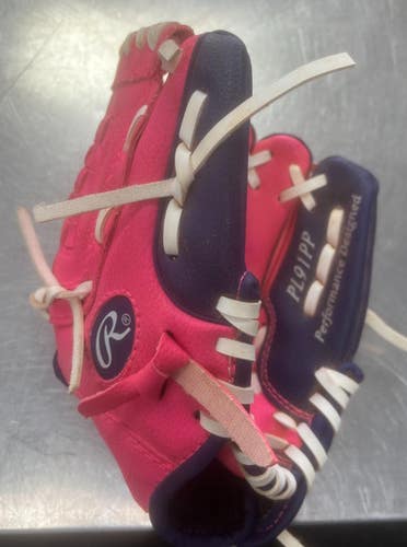 Used Rawlings Players Series Bb Sb Glove T-ball Pink 9" 11497-s000158765