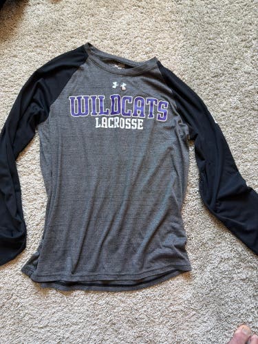 Northwestern Lacrosse Gray Small Women's Under Armour Shirt