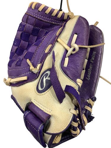 Used Rawlings Fastpitch Softball Fp115purw Bb Sb Glove Rh Throw Purple 11 1 2" 11347-s000270825