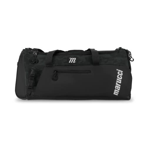 Marucci Pro Utility Duffel Bag V3 Black/Black Duck Camo: MB3PUDB-BK/BKDUCAM