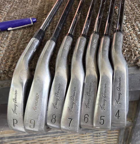 SET OF 7 TOMMY ARMOUR 845S SILVER SCOT CAVITY BALANCED IRONS 4-PW V NICE   AZ326