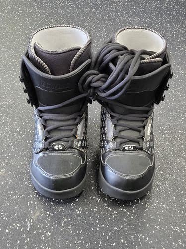 Used Thirtytwo Lashed Ks Girls Snowboard Boots Black Junior 04 11849-s000040874