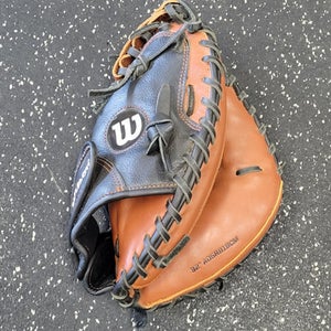 Used Wilson A500 Bb Sb Catchers Rh Throw Brown 32" 11849-s000040854