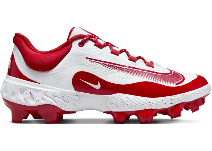 Size 11 - Nike Alpha Huarache Elite 4 Low MCS White Red FD6255-105