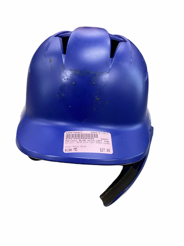 Used Marucci Blue With Left Cheek Guard Batting Helmet No Mask Royal Blue Md 11613-s000184047