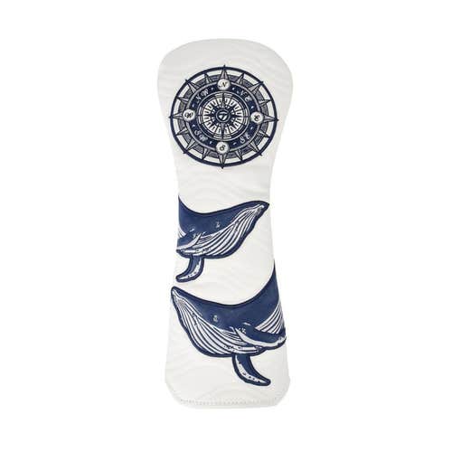 Taylor Made Sailor's Point Fairway Headcover (White/Blue) Summer 2026 NEW
