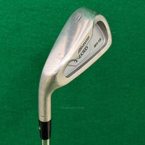 LH Mizuno T-Zoid MX-15 Single 6 Iron True Temper Dynamic Gold S300 Steel Stiff