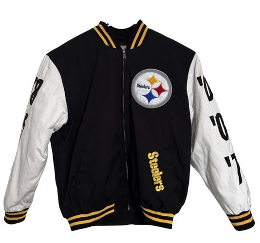 G-III Pittsburgh Steelers 6X Super Bowl Champions Varsity Jacket Men’s XL NFL