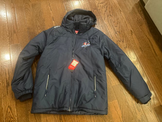 Blue Men's Medium LI Gulls CCM Jacket (New)