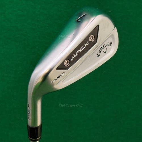 LH Callaway 2024 Apex Ai300 Forged Single 7 Iron DG Mid S300 90 Steel Stiff