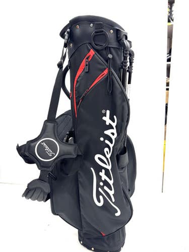 Used Titleist Mens Stand Bag Black 11860-s000310129