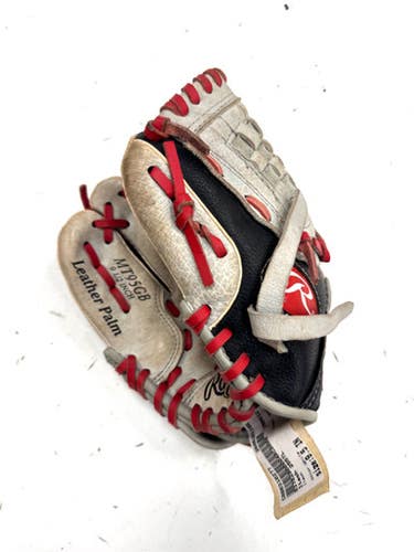 Used Rawlings Mt95 Bb Sb Glove Lh Throw Grey 9 1 2" 11860-c000310271